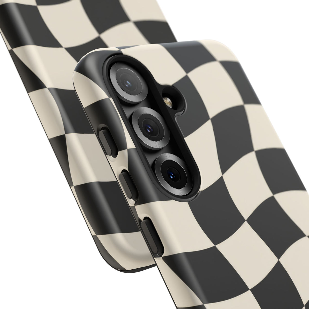 Liquid Check Samsung Galaxy Tough Case | Wavy Checkerboard