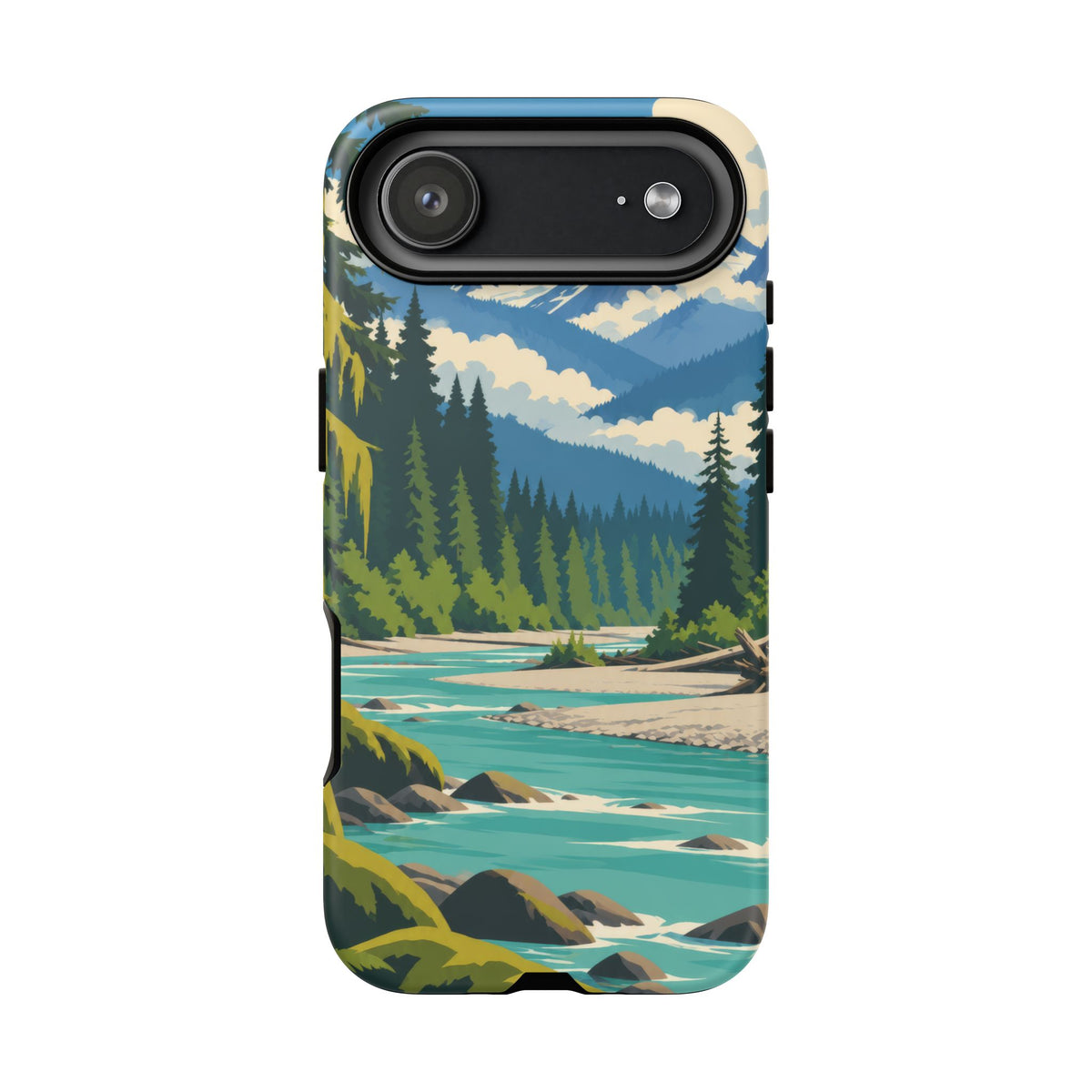 Hoh Rain Forest — Rivergreen iPhone Tough Case
