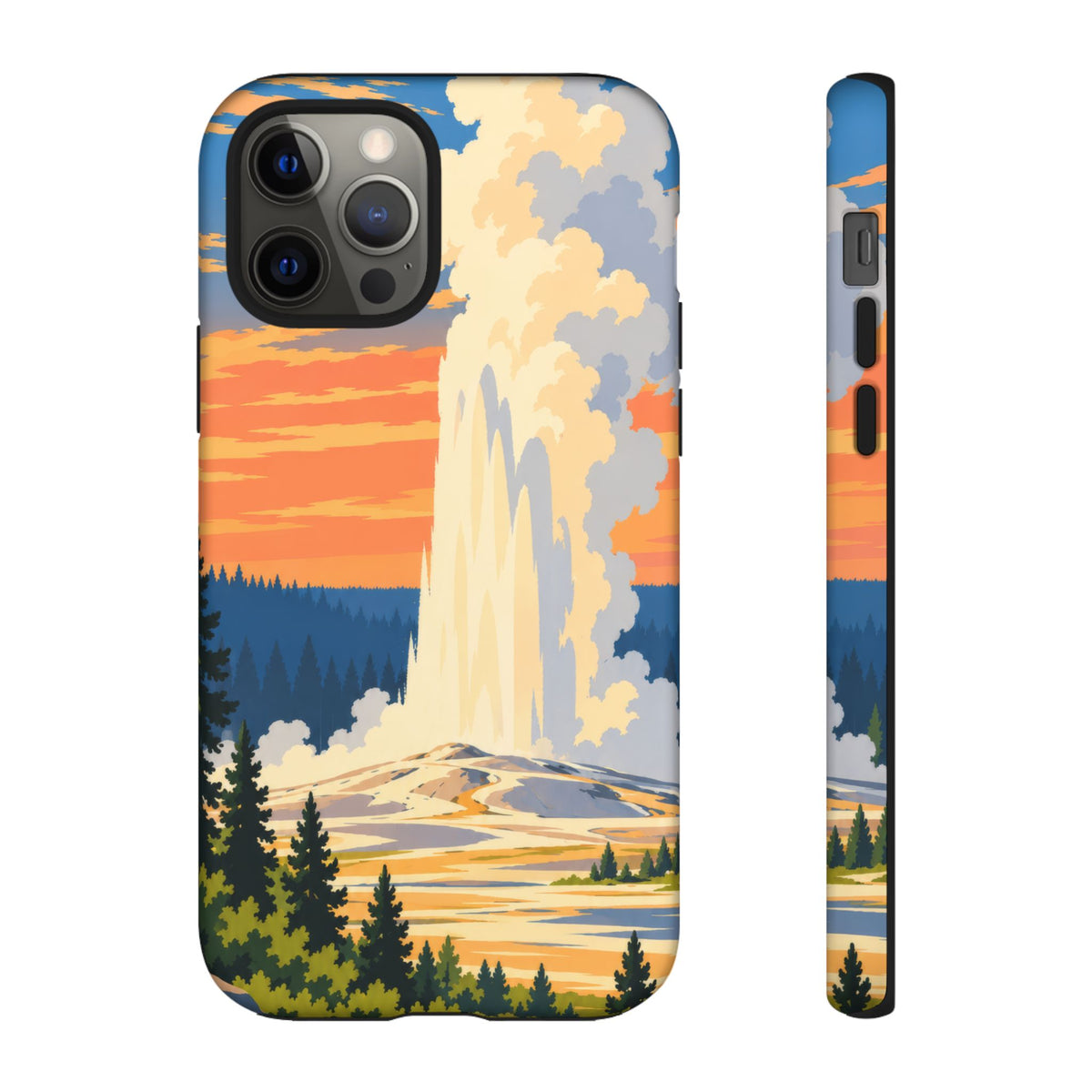 Yellowstone — Geyser Dawn iPhone Tough Case