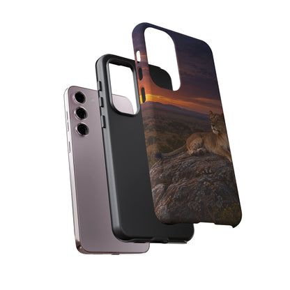 Lioness in the Blue Hour Samsung Galaxy Tough Case