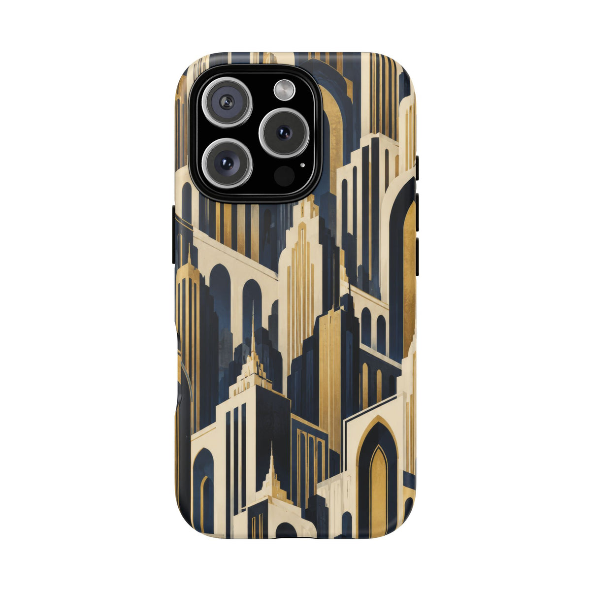 Midnight Metropolis iPhone Tough Case | art deco