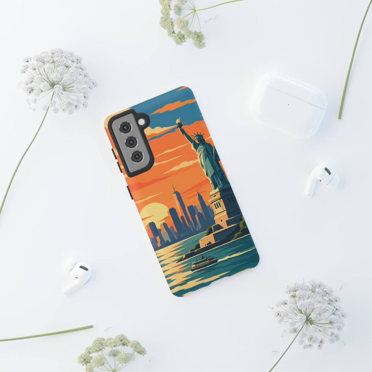 New York City — Harbor Liberty Samsung Galaxy Tough Case