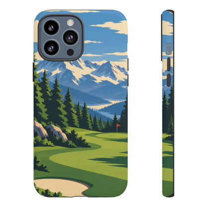 Mountain Golf — Alpine Fairway iPhone Tough Case