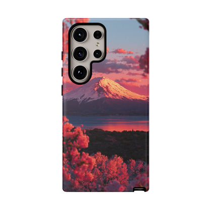 Fuji Rose Horizon Samsung Galaxy Tough Phone Case