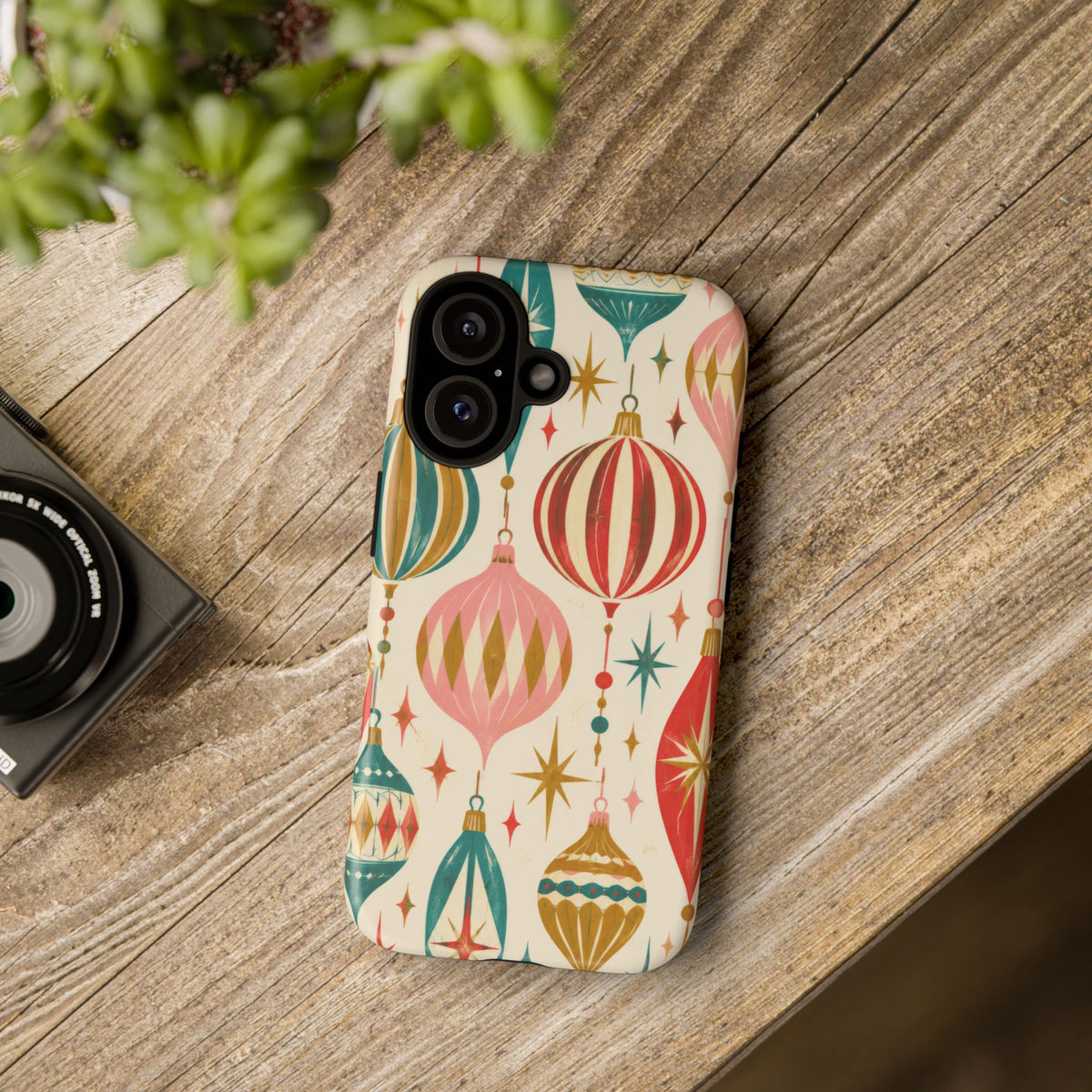 Holiday Heirlooms iPhone Tough Case | vintage ornaments
