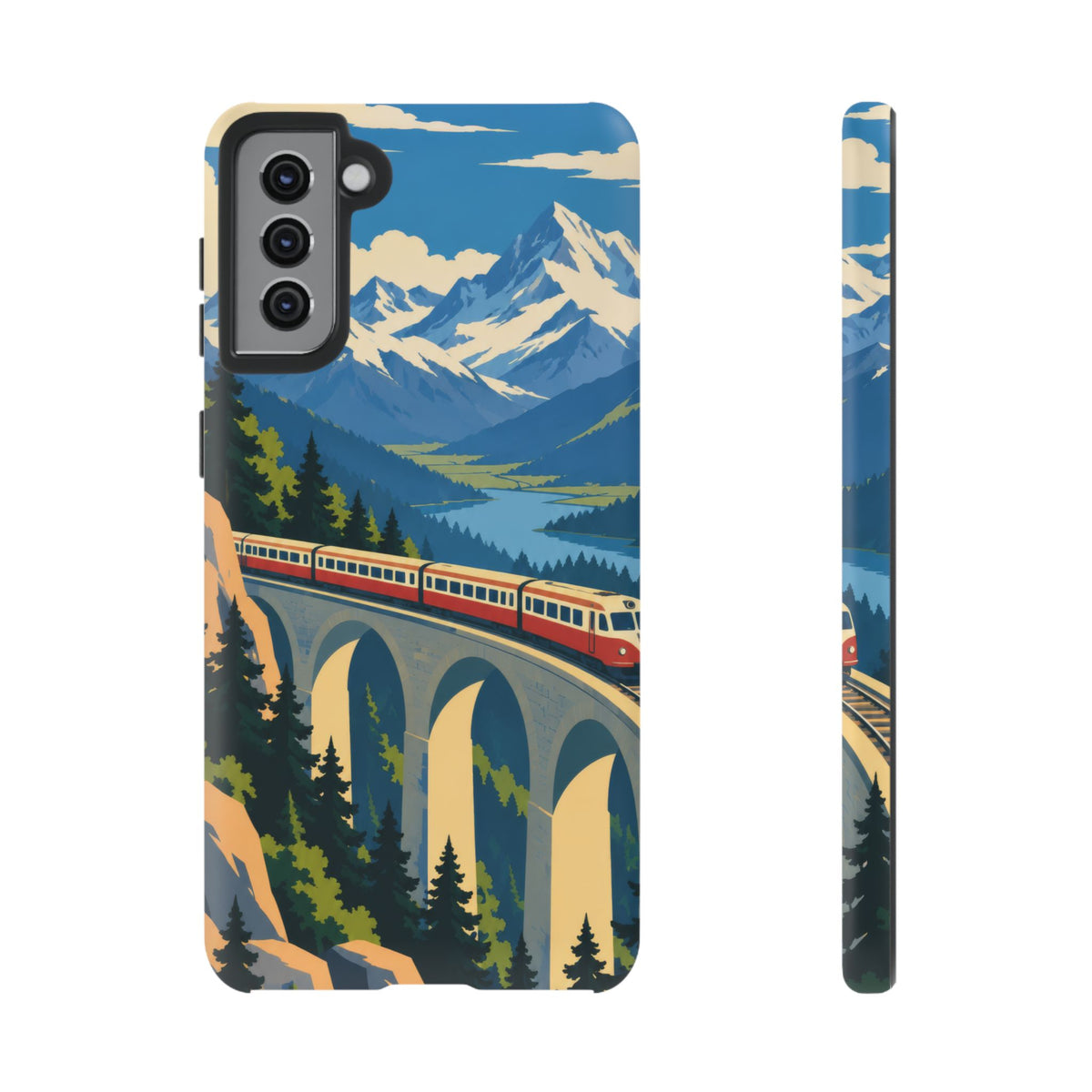 Travel by Train — Alpine Express Samsung Galaxy Tough Case | train travel