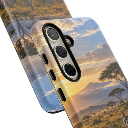 Zebra Water Mirror Samsung Galaxy Tough Case | zebra safari