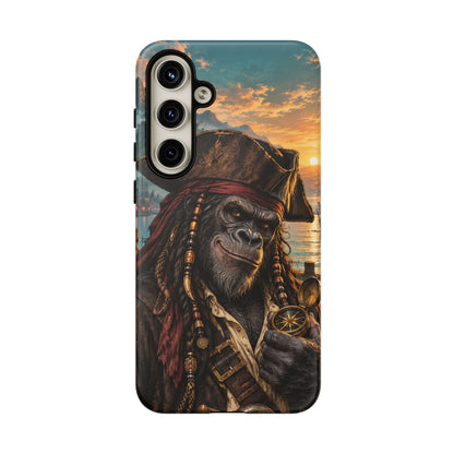 Pirate Gorilla Samsung Galaxy Tough Case | Captain Silverback