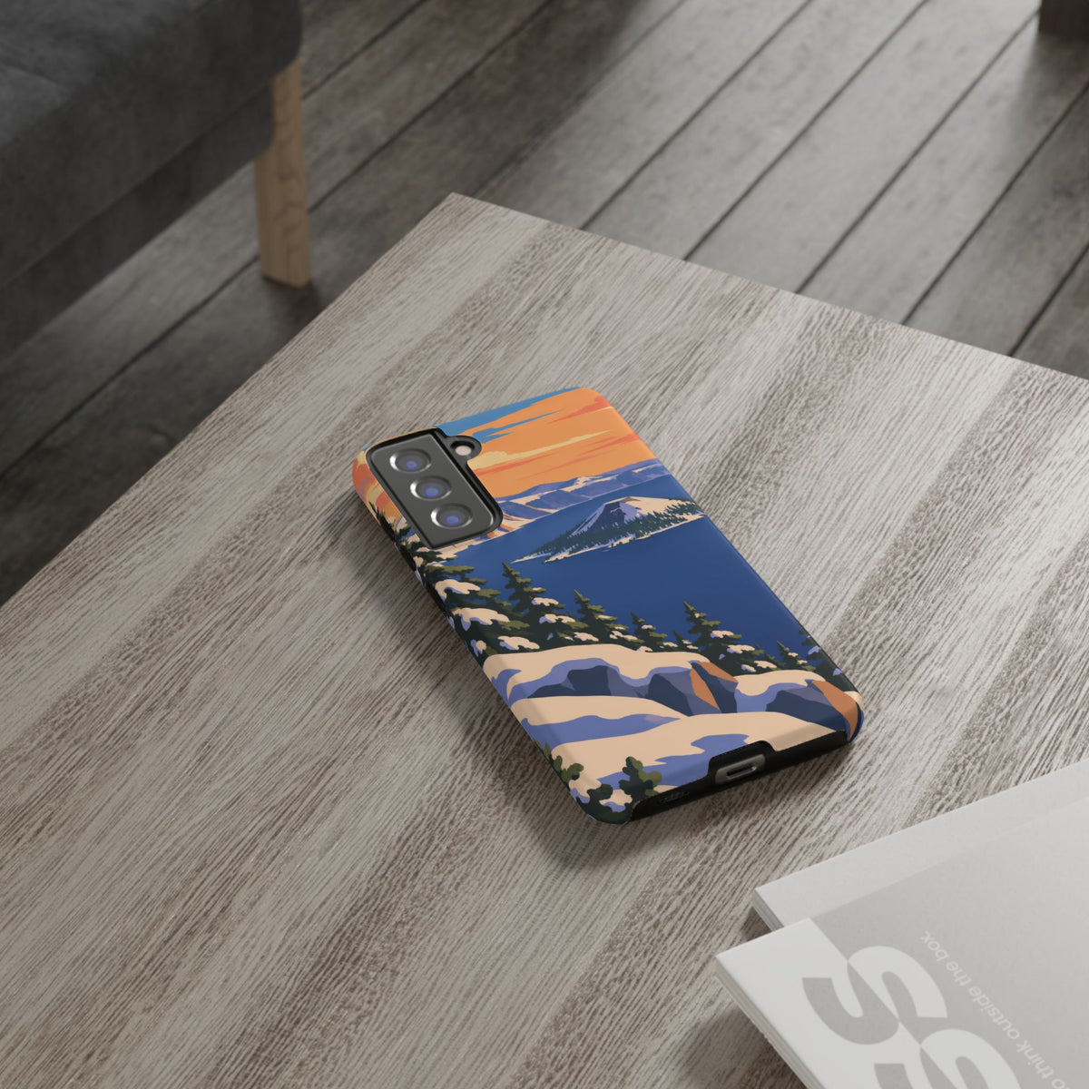 Crater Lake — Winter Caldera Samsung Galaxy Tough Case