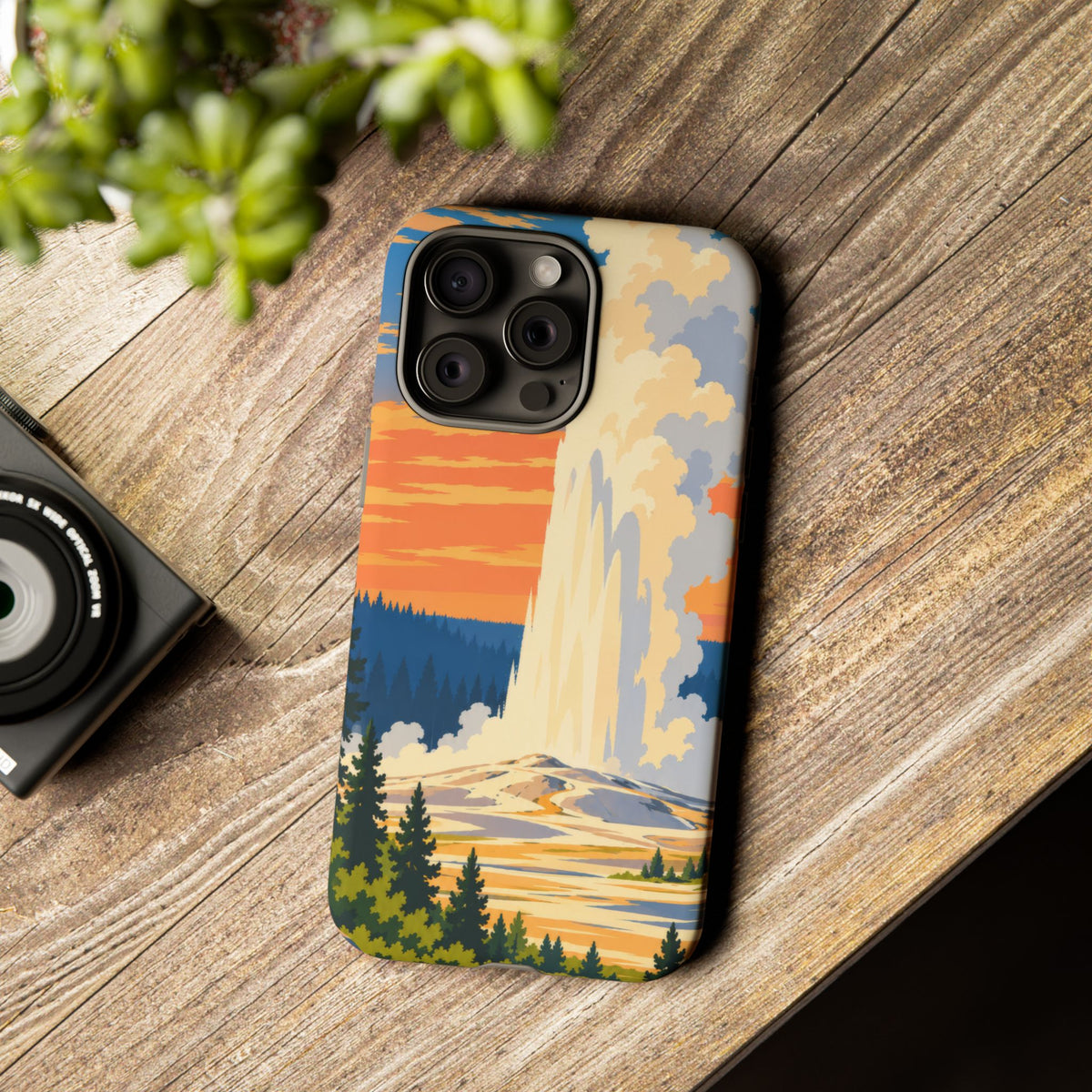 Yellowstone — Geyser Dawn iPhone Tough Case