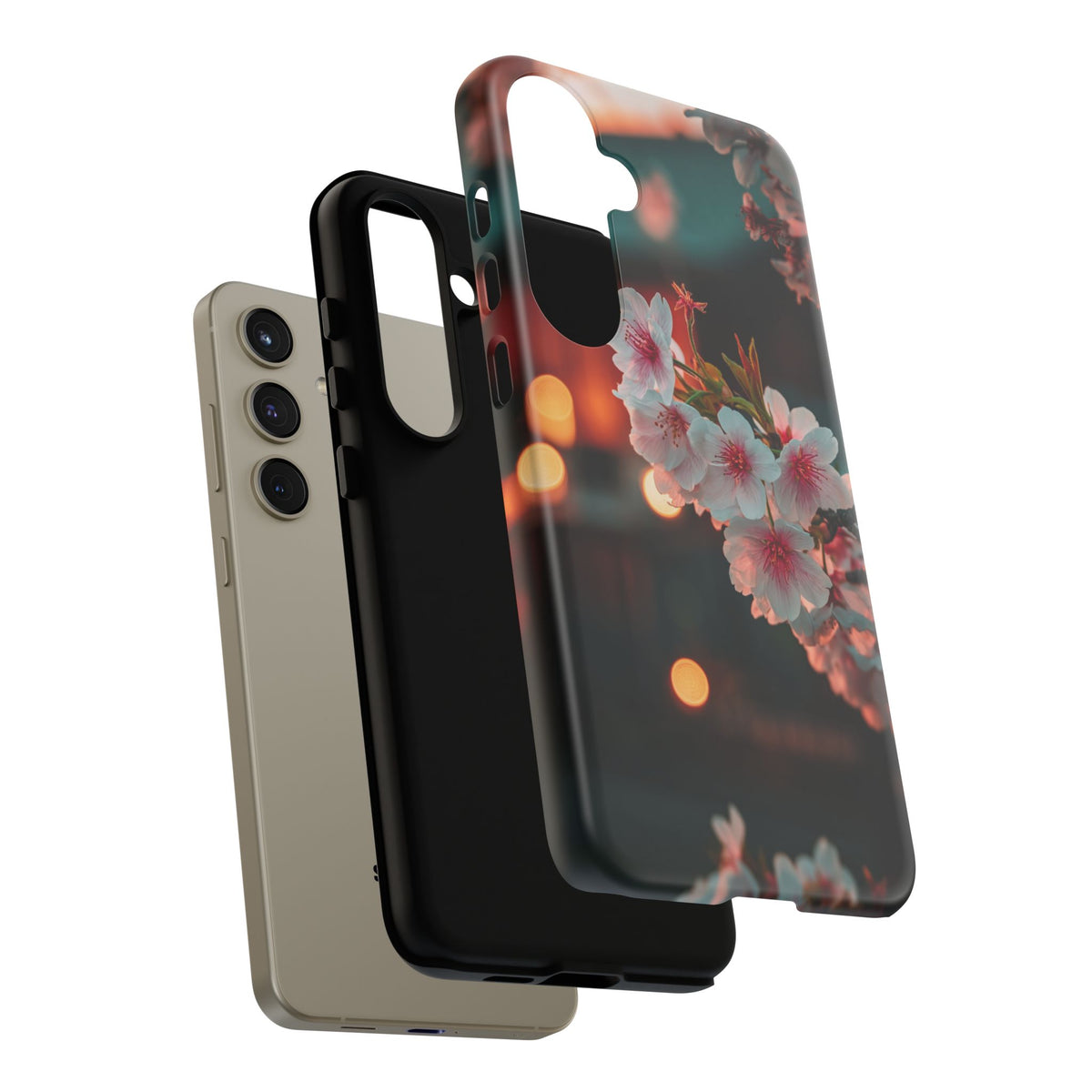 Kyoto Blossom Lanterns Samsung Galaxy Tough Phone Case