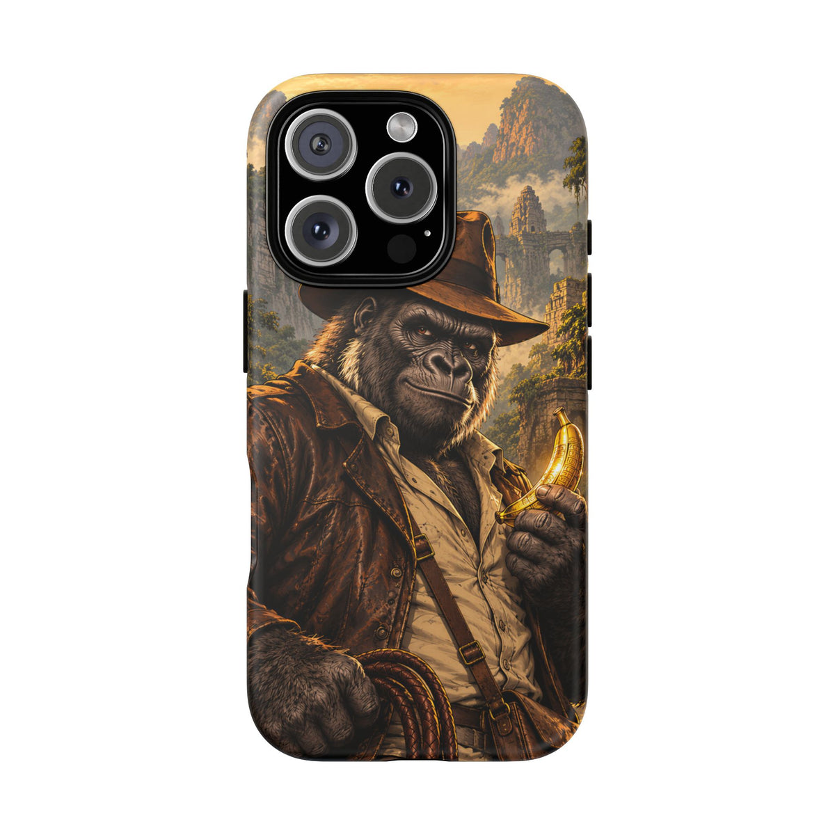 Adventure Gorilla iPhone Tough Case | Temple of Bananas