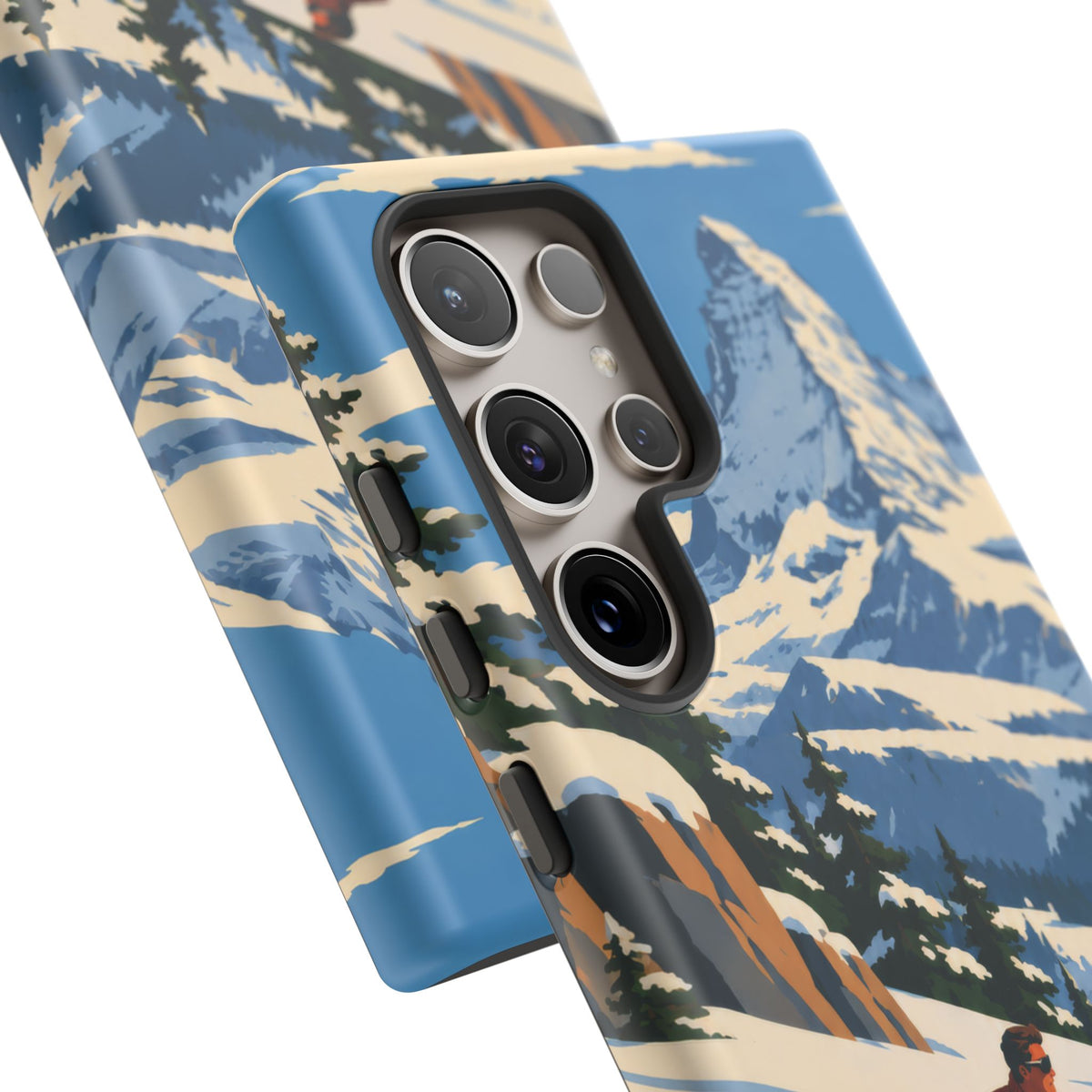 Swiss Skiing — Downhill Arc Samsung Galaxy Tough Case