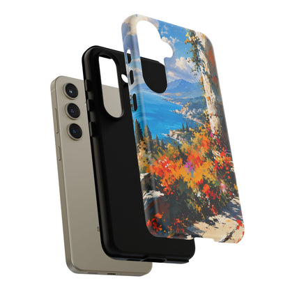 Azure Sanctuary Samsung Galaxy Tough Case | Painterly Coastal Landscape