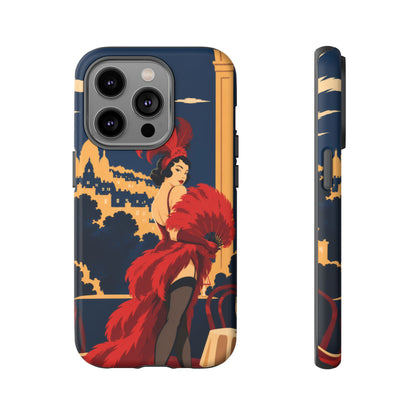 Moulin Rouge Dancer — Velvet Encore iPhone Tough Case | cabaret dancer