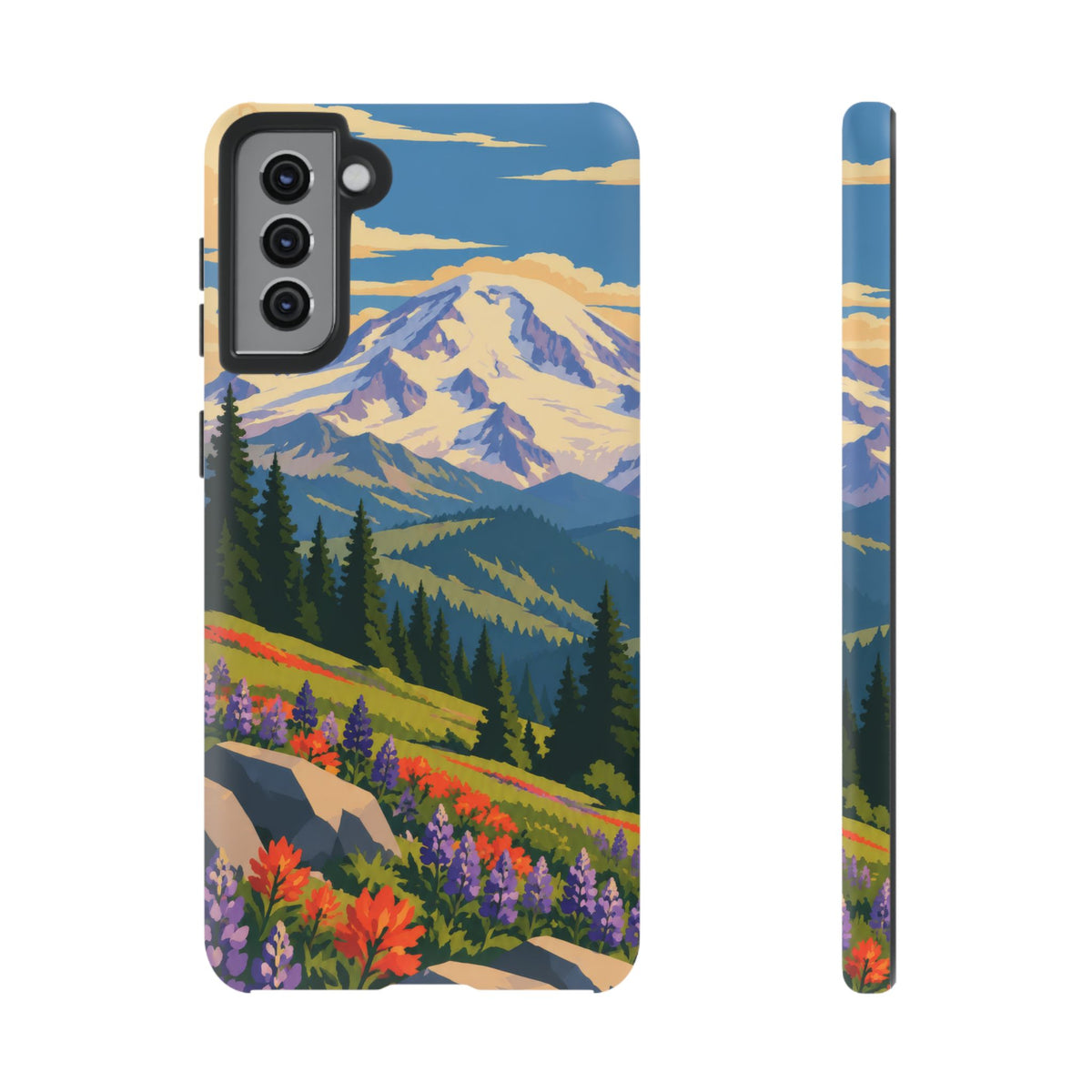 Mount Rainier — Meadow Radiance Samsung Galaxy Tough Case
