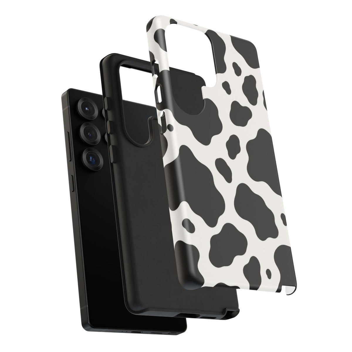 Classic Holstein Samsung Galaxy Tough Case | Black & White Cow Print