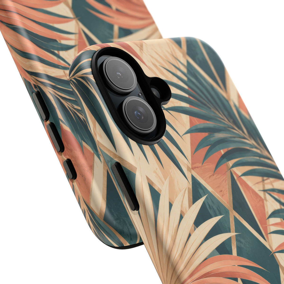 Coral Palm Pavilion iPhone Tough Case | art deco