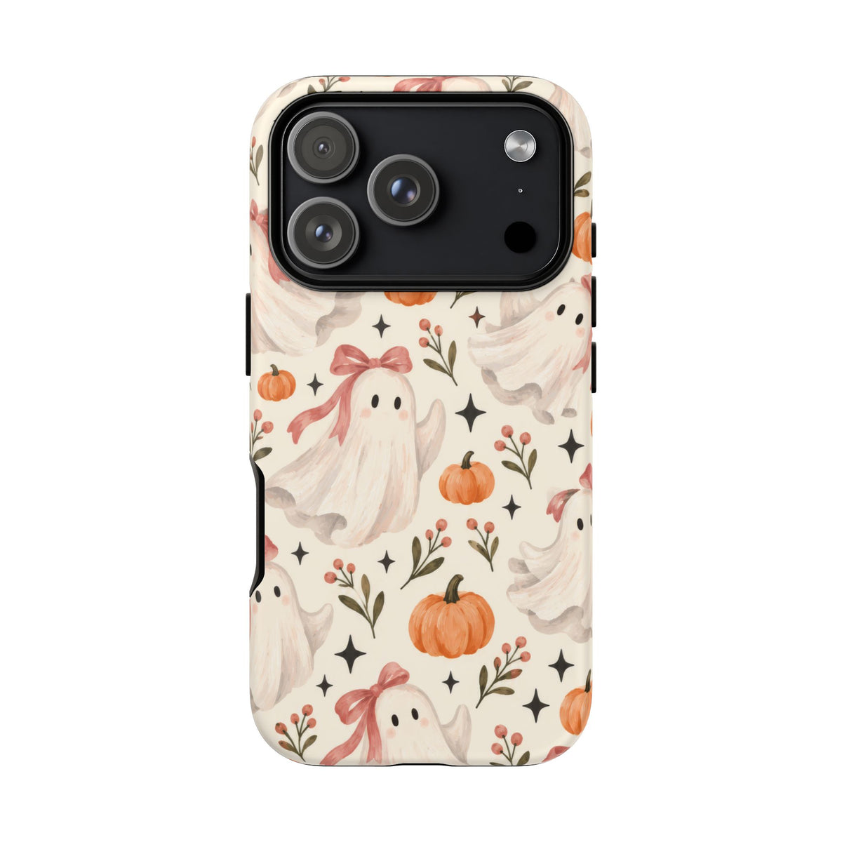 Blush Boo Social iPhone Tough Case | cute ghost