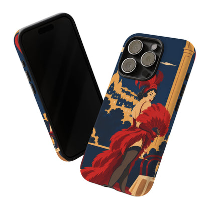Moulin Rouge Dancer — Velvet Encore iPhone Tough Case | cabaret dancer
