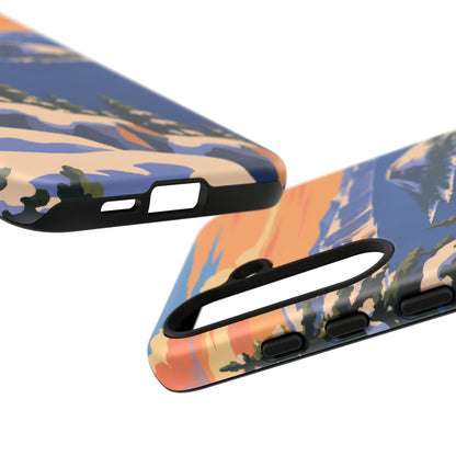 Crater Lake — Winter Caldera Samsung Galaxy Tough Case