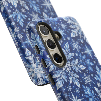 Frosted Midnight Samsung Galaxy Tough Case | snowflake