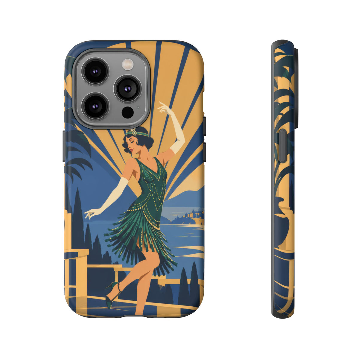 1920s Flapper — Jazz After Dark iPhone Tough Case