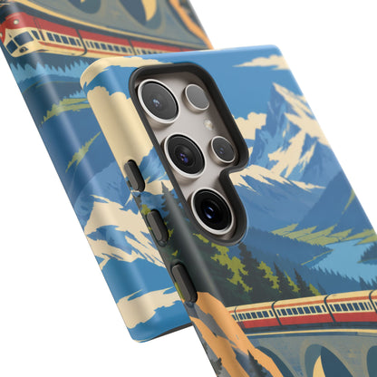 Travel by Train — Alpine Express Samsung Galaxy Tough Case | train travel