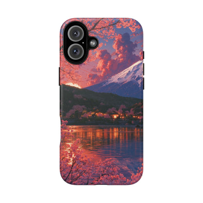 Sakura Lakeside Village iPhone Tough Phone Case