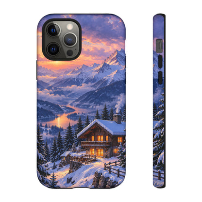 Alpine Hearth iPhone Tough Case | winter cabin