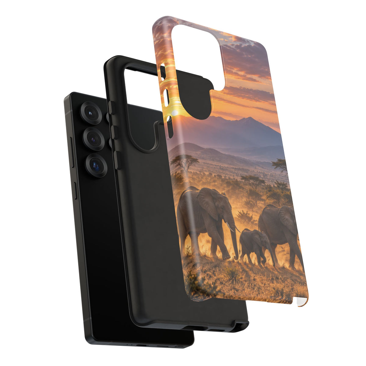 Elephants at First Light Samsung Galaxy Tough Case | african elephants