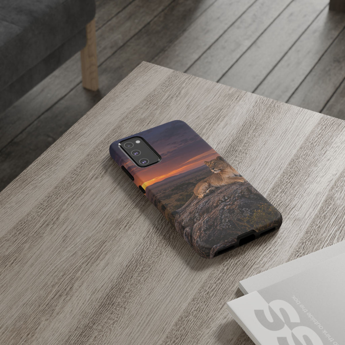 Lioness in the Blue Hour Samsung Galaxy Tough Case