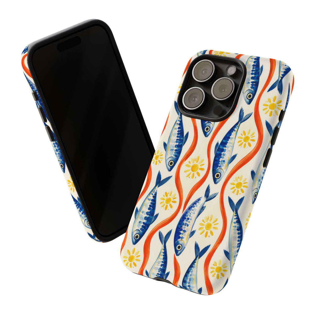 Sardine Social iPhone Tough Case | sardine print