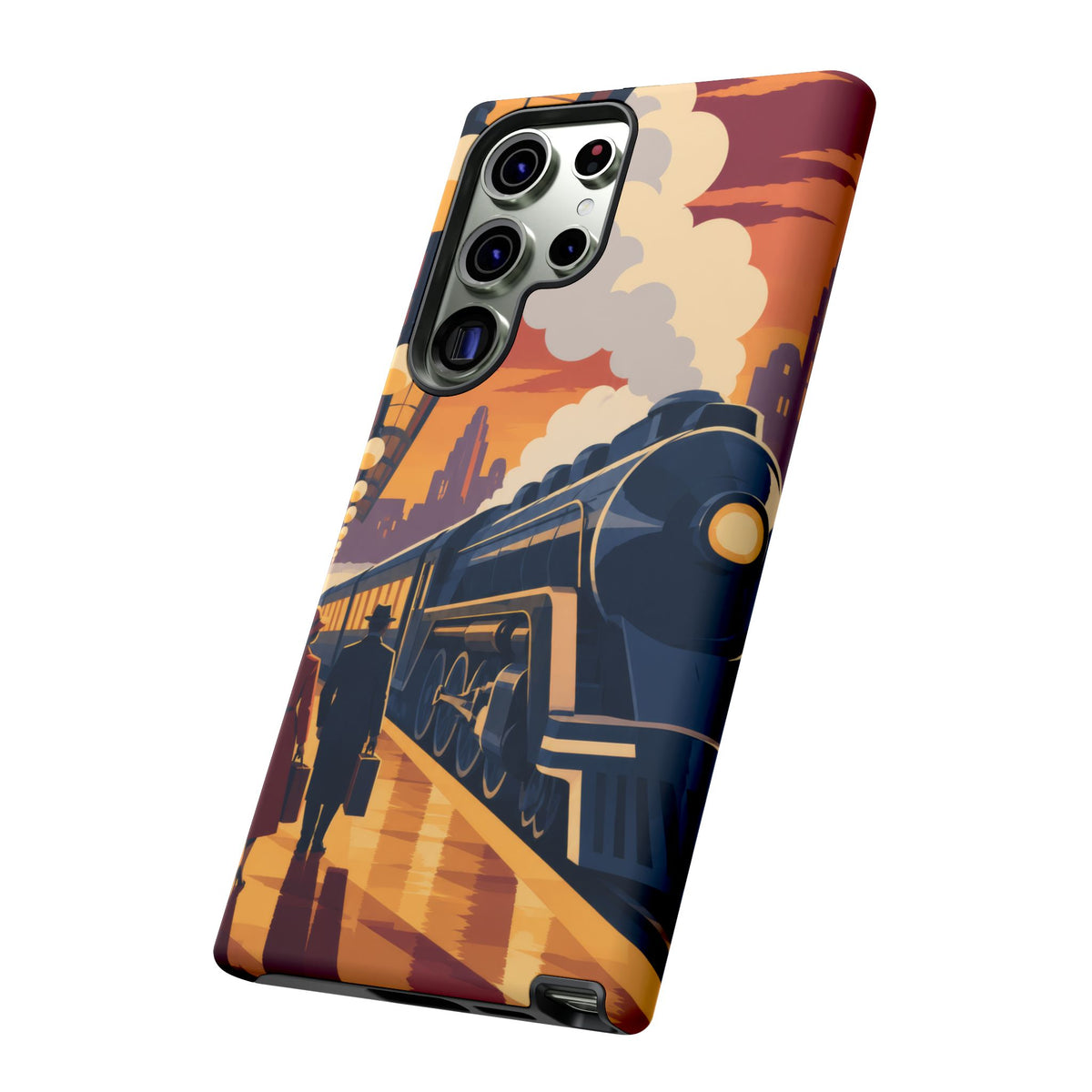 Travel by Train — Night Departure Samsung Galaxy Tough Case | train travel
