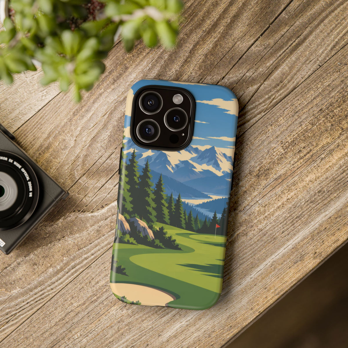 Mountain Golf — Alpine Fairway iPhone Tough Case