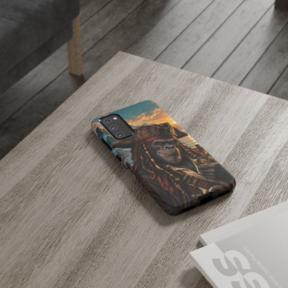 Pirate Gorilla Samsung Galaxy Tough Case | Captain Silverback