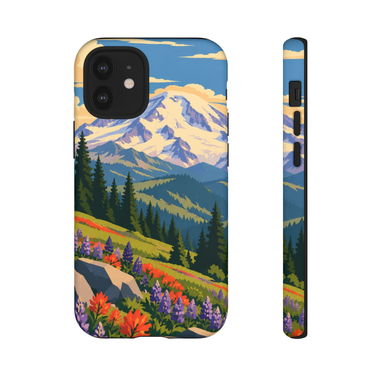 Mount Rainier — Meadow Radiance iPhone Tough Case