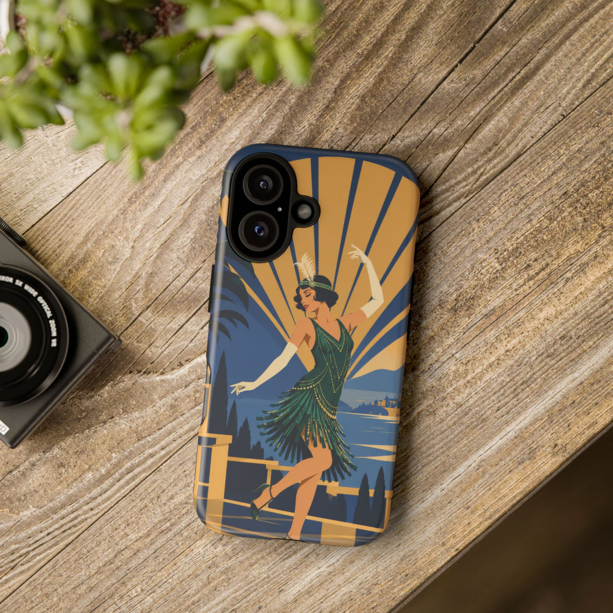 1920s Flapper — Jazz After Dark iPhone Tough Case