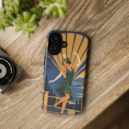 1920s Flapper — Jazz After Dark iPhone Tough Case