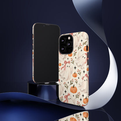 Blush Boo Social iPhone Tough Case | cute ghost