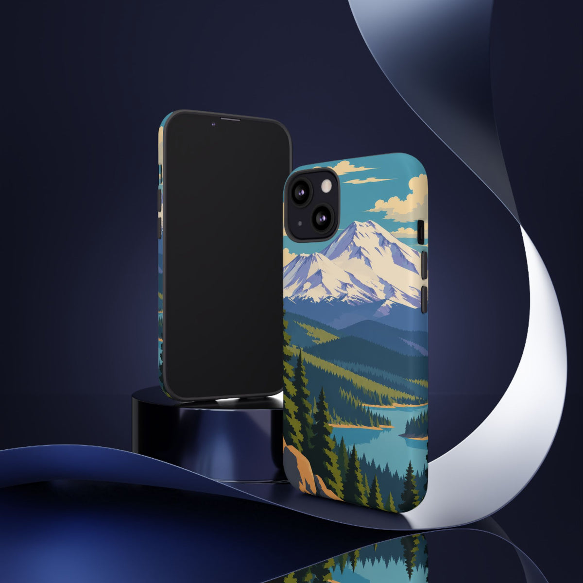 Mount Shasta — Snowlight iPhone Tough Case