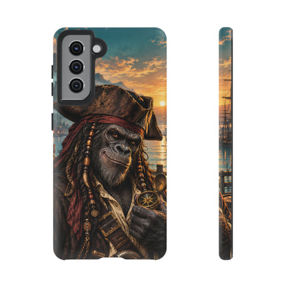 Pirate Gorilla Samsung Galaxy Tough Case | Captain Silverback
