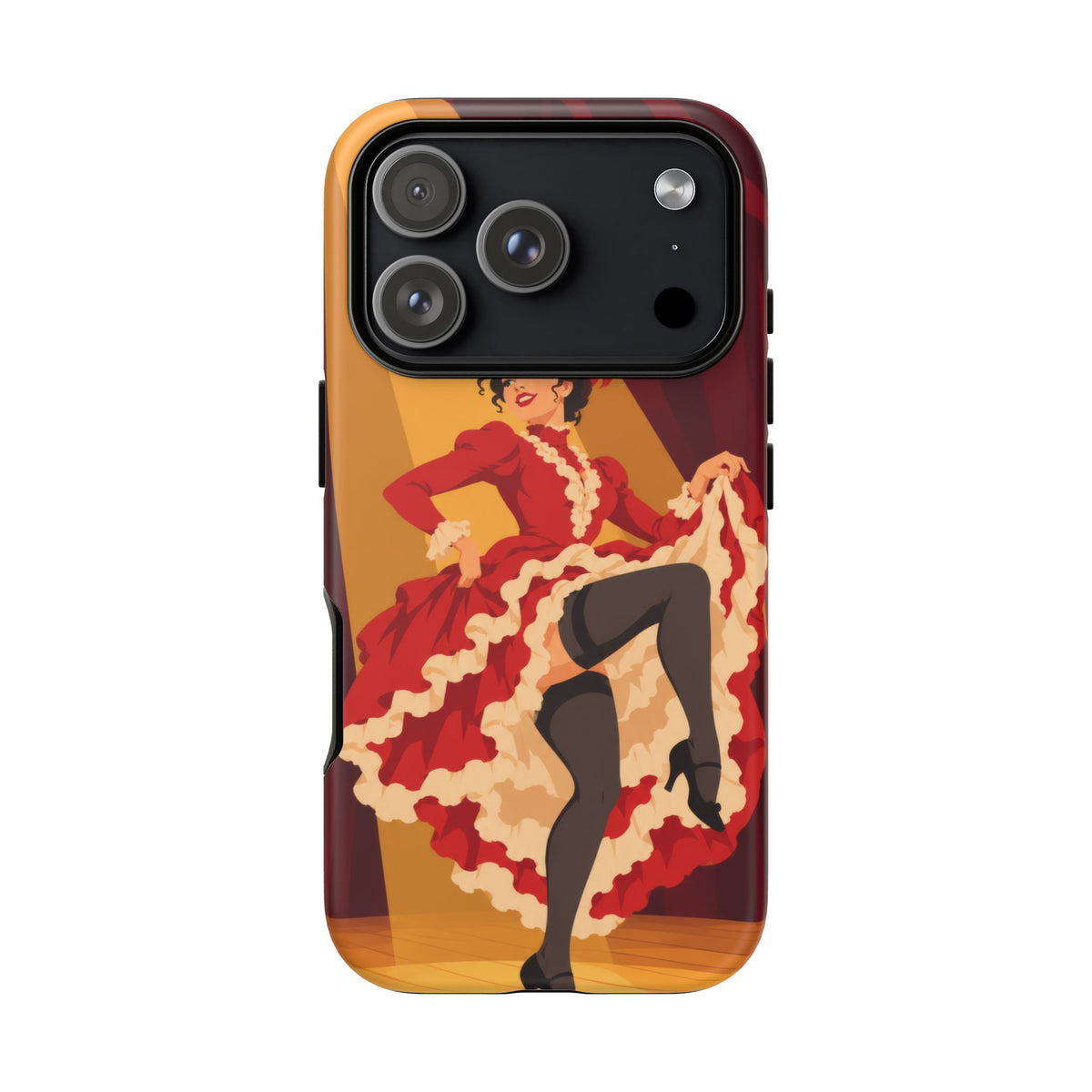 Moulin Rouge Dancer — Crimson Cabaret iPhone Tough Case | cabaret dancer