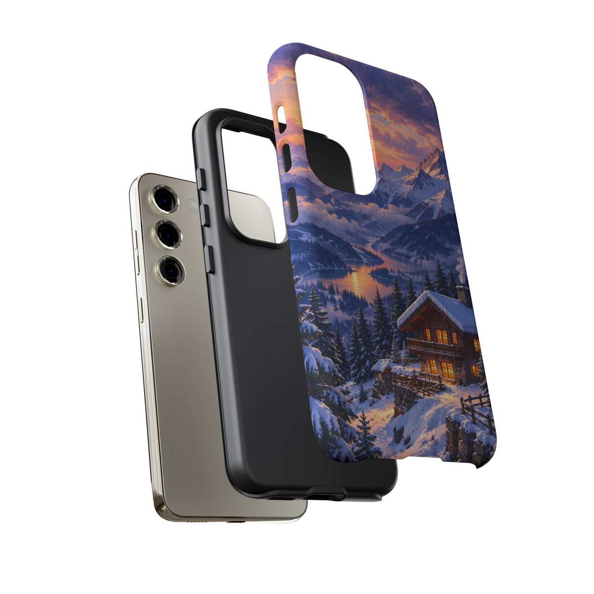 Alpine Hearth Samsung Galaxy Tough Case | winter cabin