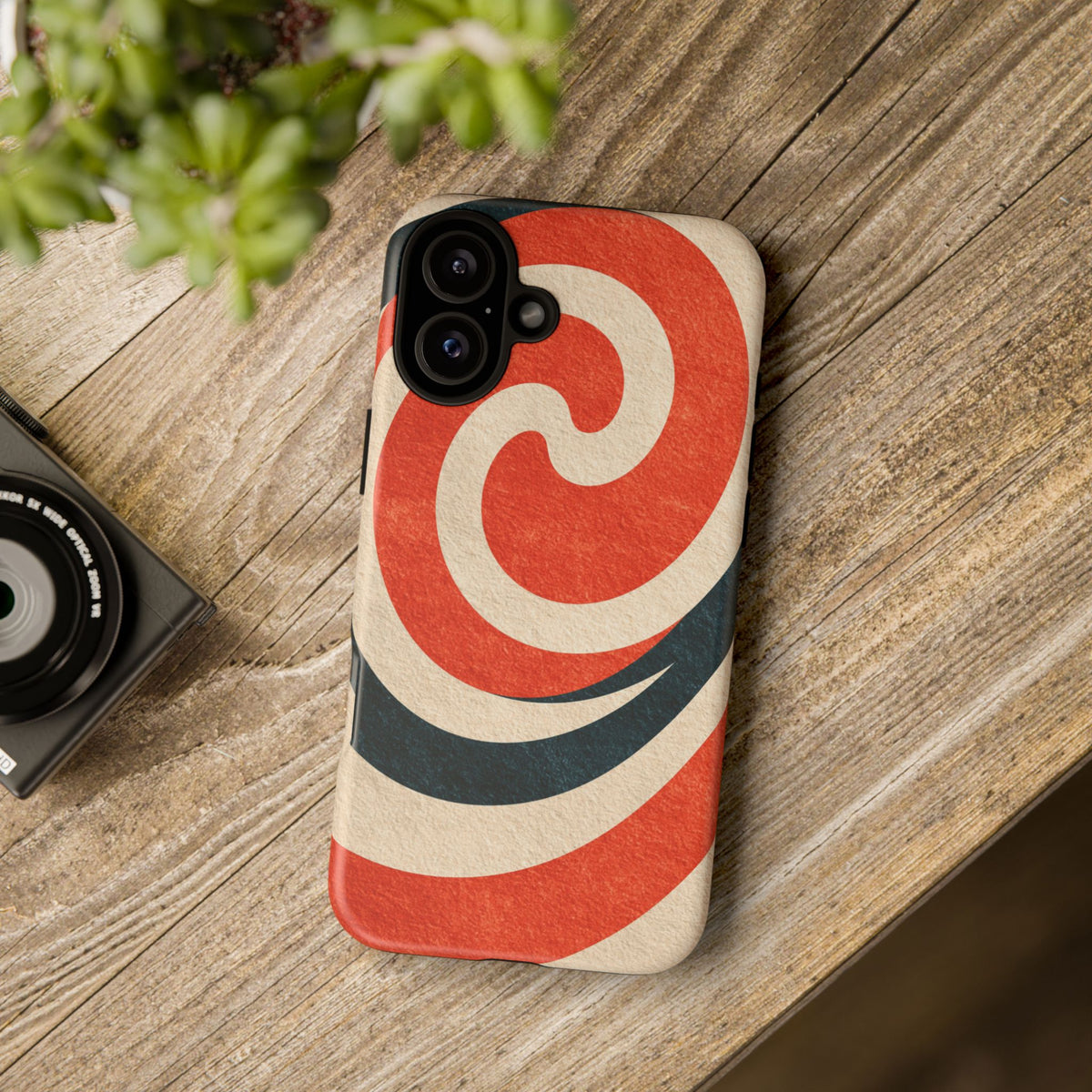 Ember Spiral iPhone Tough Phone Case