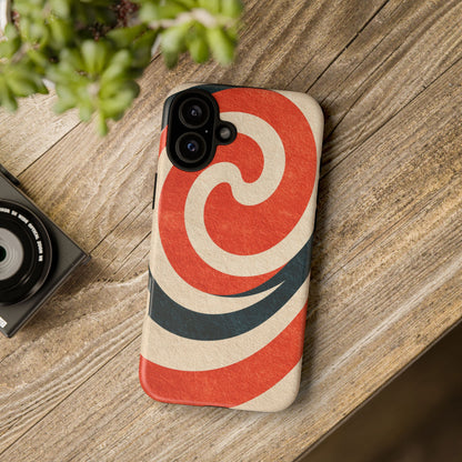 Ember Spiral iPhone Tough Phone Case