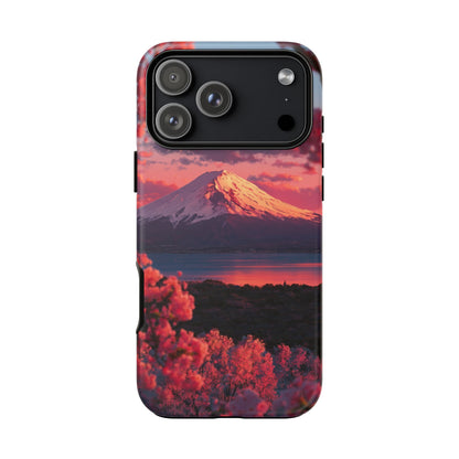 Fuji Rose Horizon iPhone Tough Phone Case