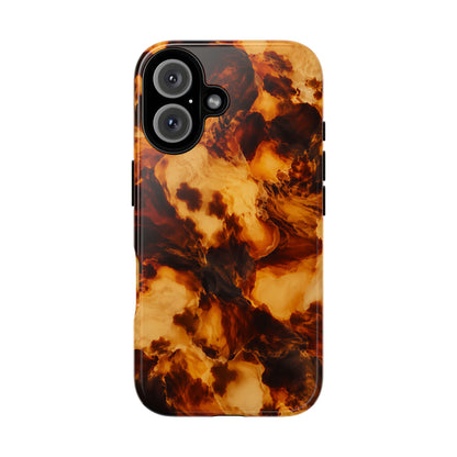 Amber Marble iPhone Tough Case | Amber Mosaic