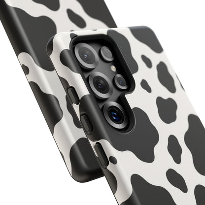Classic Holstein Samsung Galaxy Tough Case | Black & White Cow Print