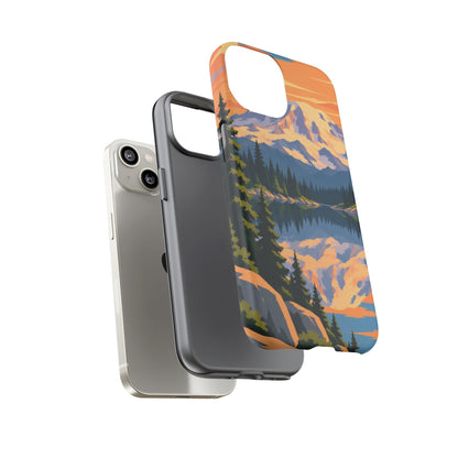 Mount Rainier — Mirror Dawn iPhone Tough Case